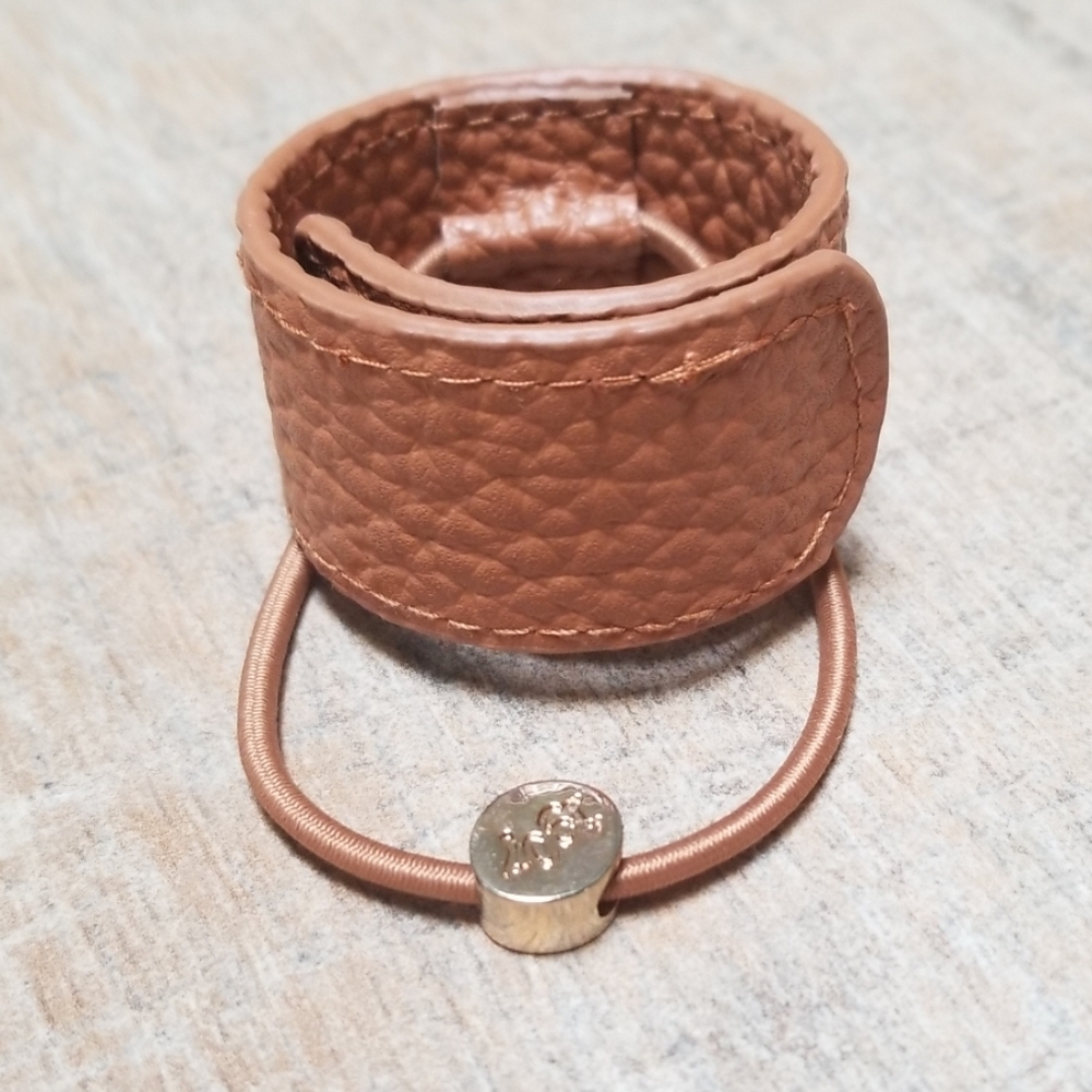 Leather hair band and wrap